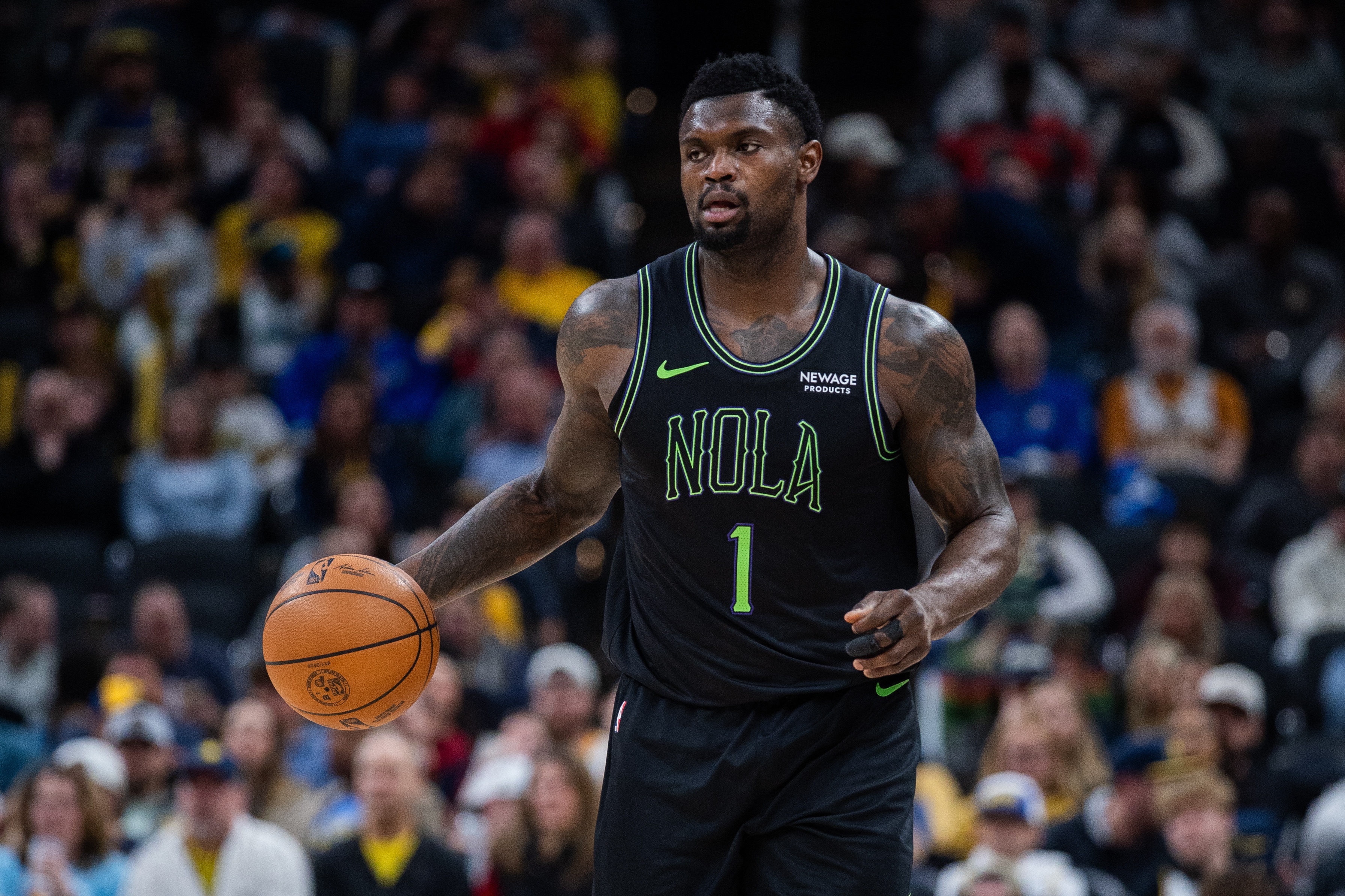 od体育app-中途退赛！锡安第三节中段返回更衣室 鹈鹕宣布其本场不会回归